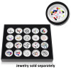 Imitation Leather Tray With 20 Plastic Boxes For Loose Ball
