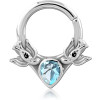Surgical Steel Jewelled Seamless Ring