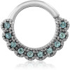 Surgical Steel Jewelled Seamless Ring