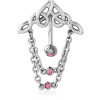 Surgical Steel Jewelled Navel Banana