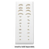 White Display-imatation Leather Stand With Leg 6.5 Cms Wide X 18 Cms Length X 5 Cms Base Size