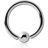 Surgical Steel Fixed Bead Ring