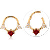 Sterling Silver 925 Gold Plated 18k Jewelled Multi Purpose Clicker