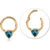 Sterling Silver 925 Gold Plated 18k Jewelled Multi Purpose Clicker