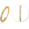 Gold Pvd Coatede Surgical Steel Jewelled Multi Purpose Clicker