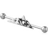 Surgical Steel Industrial Barbell Adjustable Sliding Charm