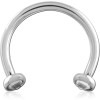 Surgical Steel Internally Threaded Micro Circular Barbell With Jeweled Disc
