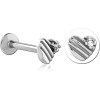 Surgical Steel Internally Threaded Jewelled Micro Labret