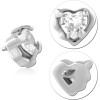 Surgical Steel Jewelled Micro Attachment For 1.2mm Internally Threaded Pins