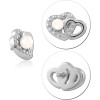 Surgical Steel Jewelled Micro Attachment For 1.2mm Internally Threaded Pins