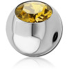 Surgical Steel Side Threaded Swarovski Crystal Jewelled Micro Ball