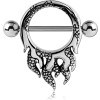 Surgical Steel Kool Katana Nipple Shield - Flame