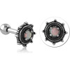 Surgical Steel Jewelled Tragus Micro Barbell