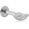 Surgical Steel Micro Labret With Attachment - Wing
