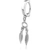 Surgical Steel Belly Clicker With Dangling Charm
