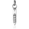 Surgical Steel Jewelled Charm