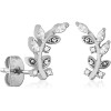 Surgical Steel Jewelled Ear Studs Pair