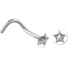 Surgical Steel Curved Nose Stud