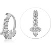 Surgical Steel Jewelled Nose Ring Clicker