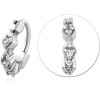 Surgical Steel Jewelled Nose Ring Clicker