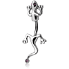 Silver Gecko Fashion Navel Banana