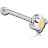 Sterling Silver 925 Jewelled Prong Set Swarovski Crystal Nose Bone