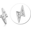 Titanium Micro Jewelled Attachment For 1.2mm Internally Threaded Pins