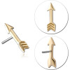 14k Gold Attachment Titanium Threadless Pin