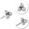 Titanium Threadless Attachment Top Size 3mm