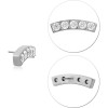 Titanium Jewelled Threadless Tops Attachment