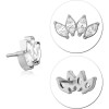Titanium Jewelled Threadless Tops Attachment