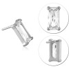 Titanium Jewelled Threadless Tops Attachment Size 4x7mm