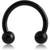 Black Pvd Coated Surgical Steel Micro Circular Barbell
