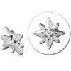 Surgical Steel Jewelled Micro Attachment For 1.2mm Internally Threaded Pins