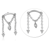Surgical Steel Jewelled Micro Attachment For 1.2mm Internally Threaded Pins