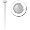 Surgical Steel Semi Precious Cabochon Straight Nose Stud