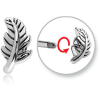 Surgical Steel Micro Threaded Leaf Attachment