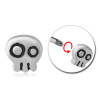 Surgical Steel Micro Attachment For 1.2mm Threaded Pins- Ghost
