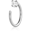 Surgical Steel Open Claw Earring