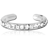 Surgical Steel Jewelled Ear Cuff