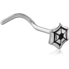 Surgical Steel Curved Nose Stud