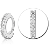 Surgical Steel Jewelled Nose Ring Clicker