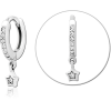 Surgical Steel Jewelled Multi Purpose Huggie Piercing