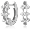 Surgical Steel Jewelled Huggies Pair
