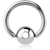 Surgical Steel Slave Spinner Ball With Ball Closure Ring