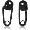 Uv Acrylic Ear Studs Pair - Safety Pin