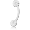 Uv Acrylic Flexible Curved Micro Barbell