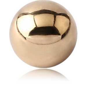 14K GOLD HOLLOW BALL