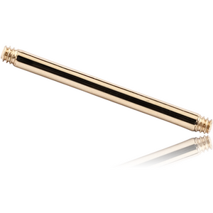 14K GOLD BARBELL PIN