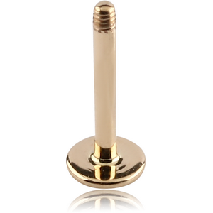 14K GOLD MICRO LABRET PIN